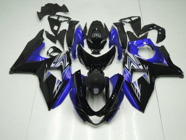 09-16 Blau und Schwarz GSXR 1000 Motorrad Verkleidung