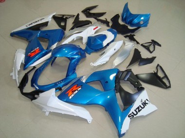 09-16 Blaur und weißer OEM Stil GSXR 1000 Motorrad Verkleidung