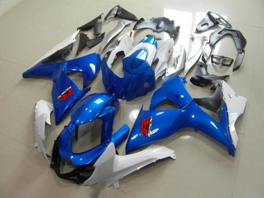 09-16 Blaur und weißer OEM Stil GSXR 1000 Motorrad Verkleidungen