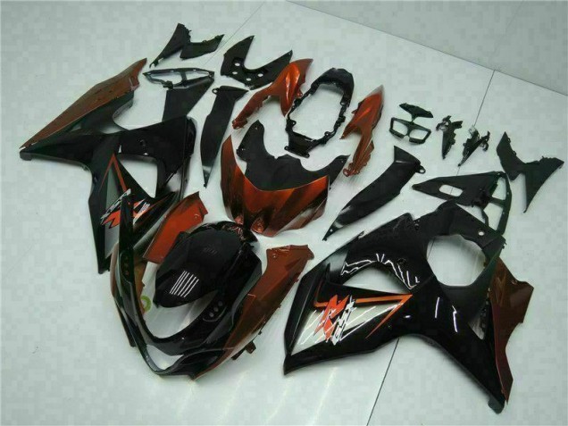 09-16 Braun Schwarz GSXR 1000 Motorrad Verkleidung 09-16 Braun Schwarz GSXR 1000 Motorrad Verkleidung