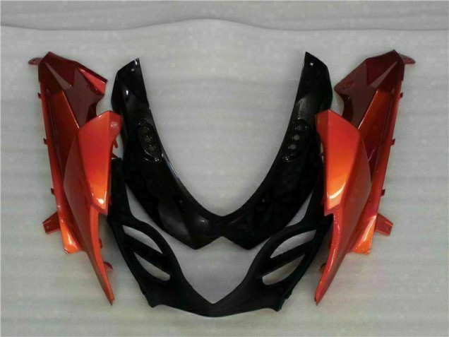 09-16 Braun Schwarz GSXR 1000 Motorrad Vollverkleidung