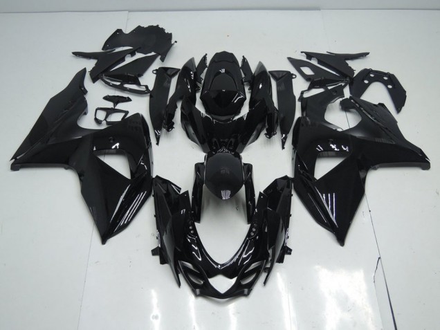 09-16 Glänzend Schwarz GSXR 1000 Motorrad Verkleidung