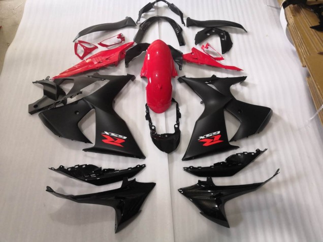 09-16 Matt schwarz glänzend GSXR 1000 Motorrad Verkleidung