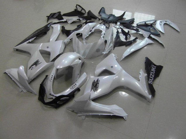 09-16 Perl Weiß und Schwarz GSXR 1000 Motorrad Verkleidung 09-16 Perl Weiß und Schwarz GSXR 1000 Motorrad Verkleidung