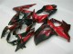09-16 Rot Flamme Schwarz GSXR 1000 Motorrad Verkleidung