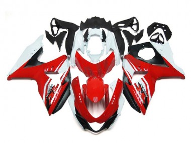 09-16 Rot Weiß Schwarz GSXR 1000 Motorrad Verkleidung