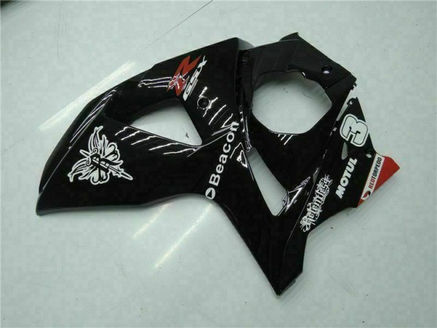 09-16 Schwarz GSXR 1000 Motorrad Verkleidung & Plastik