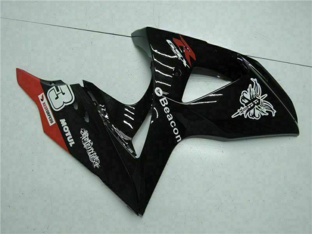 09-16 Schwarz GSXR 1000 Motorrad Verkleidung & Plastik