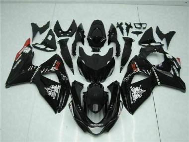 09-16 Schwarz GSXR 1000 Motorrad Verkleidung & Plastik
