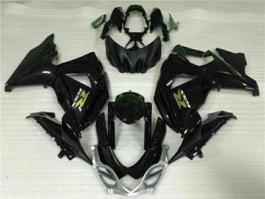 09-16 Schwarz GSXR 1000 Motorrad Vollverkleidung