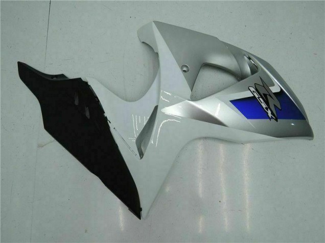 09-16 Silber Weiß GSXR 1000 Motorrad Verkleidung