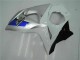 09-16 Silber Weiß GSXR 1000 Motorrad Verkleidung