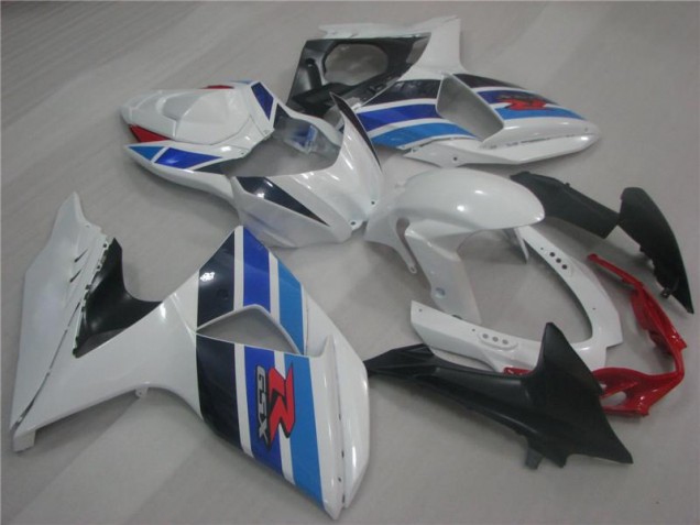 09-16 Weiß Blau GSXR 1000 Motorrad Verkleidung 09-16 Weiß Blau GSXR 1000 Motorrad Verkleidung