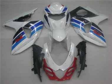09-16 Weiß Blau GSXR 1000 Motorrad Verkleidung