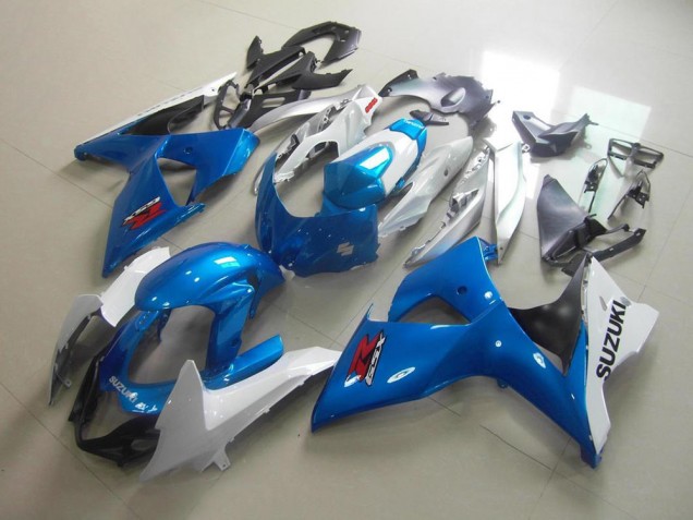 09-16 Weiß Blau GSXR 1000 Motorrad Verkleidungen 09-16 Weiß Blau GSXR 1000 Motorrad Verkleidungen