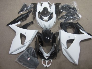 09-16 Weiß Schwarz GSXR 1000 Motorrad Verkleidungen