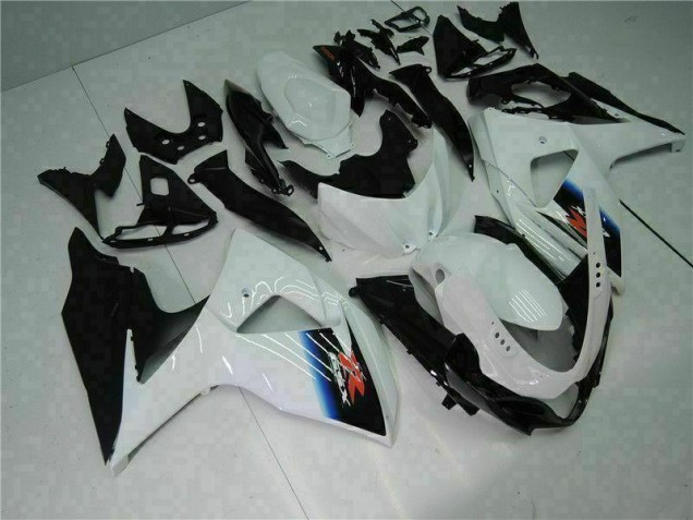 09-16 Weiß Schwarz GSXR 1000 Motorrad Vollverkleidung 09-16 Weiß Schwarz GSXR 1000 Motorrad Vollverkleidung
