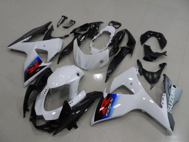 09-16 Weiß Silber GSXR 1000 Motorrad Verkleidung