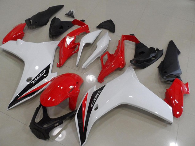 11-13 Rot Schwarz Weiß CBR600F Motorrad Verkleidung 11-13 Rot Schwarz Weiß CBR600F Motorrad Verkleidung