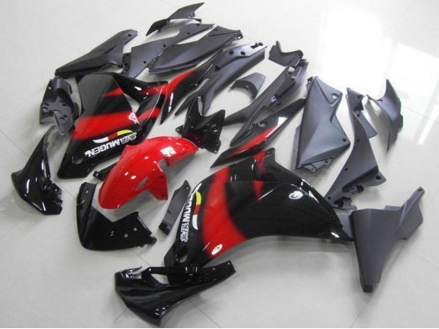 11-13 Schwarz Rot CBR250RR Motorrad Verkleidung