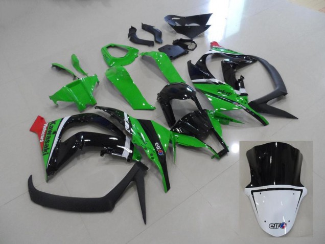 11-15 Grün und Schwarz ZX10R Motorrad Verkleidungen