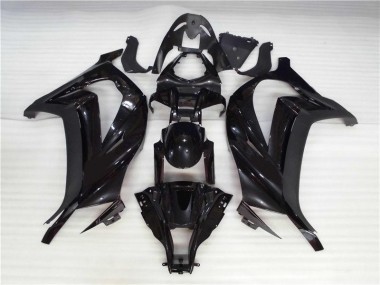 11-15 Matt Schwarz ZX10R Motorrad Verkleidung