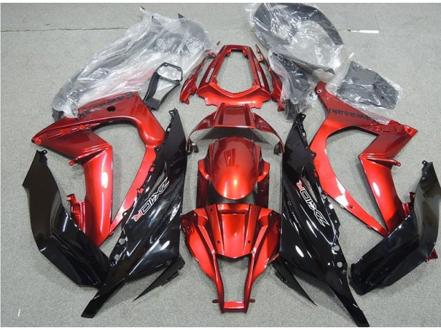 11-15 Schwarz Rot ZX10R Motorrad Verkleidung 11-15 Schwarz Rot ZX10R Motorrad Verkleidung
