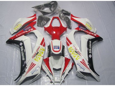 11-15 Weiß Rot Silkolene ZX10R Motorrad Verkleidung