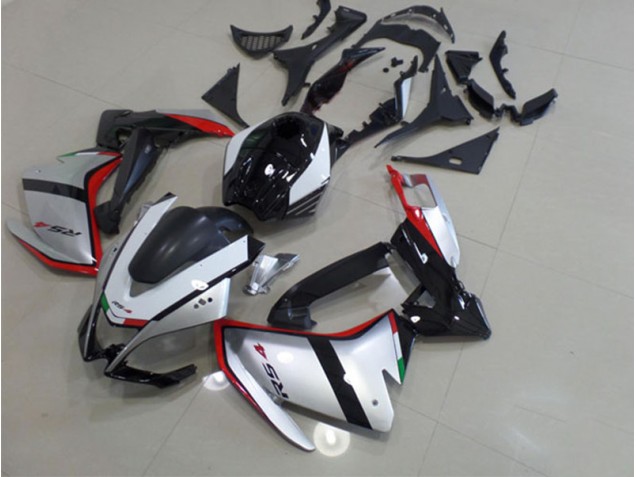 11-18 Schwarz Silber Rot RS4 50 125 Motorrad Verkleidung 11-18 Schwarz Silber Rot RS4 50 125 Motorrad Verkleidung