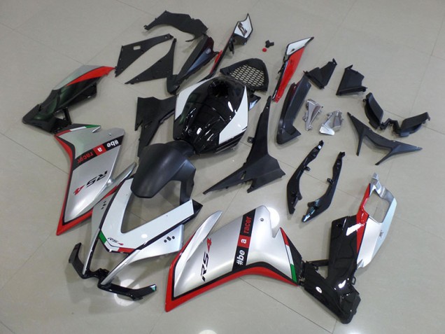 11-18 Schwarz Silber Rot RS4 50 125 Motorrad Verkleidungen 11-18 Schwarz Silber Rot RS4 50 125 Motorrad Verkleidungen