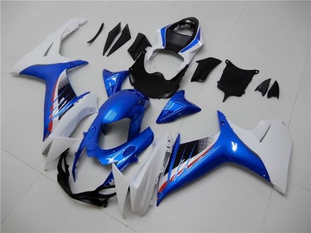 11-21 Blau Weiß GSXR 600/750 Motorrad Verkleidung