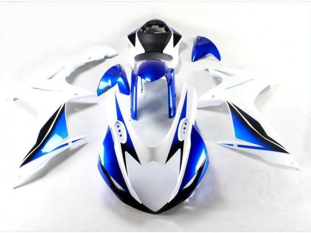 11-21 Blau Weiß GSXR 600/750 Motorrad Verkleidungen 11-21 Blau Weiß GSXR 600/750 Motorrad Verkleidungen
