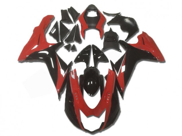 11-21 Rot Schwarz GSXR 600/750 Motorrad Verkleidungen