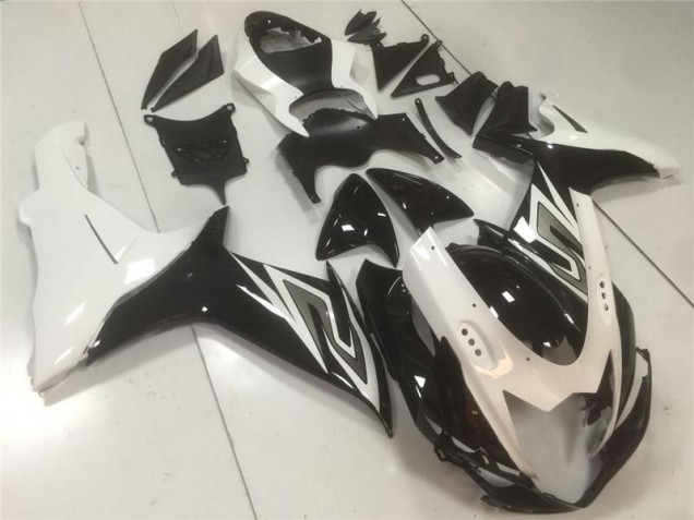 11-21 Schwarz Weiß GSXR 600/750 Motorrad Verkleidung