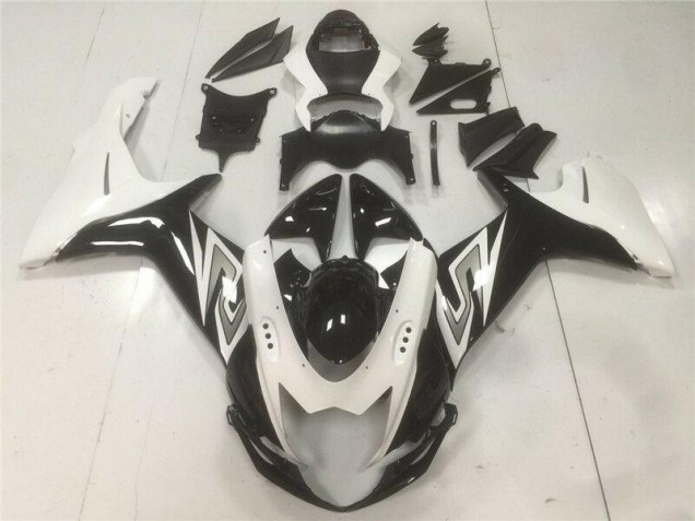 11-21 Schwarz Weiß GSXR 600/750 Motorrad Vollverkleidung