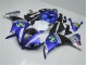 12-14 Blau Weiß Schwarz YZF R1 Motorrad Verkleidung
