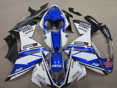 12-14 Blau Weiß YZF R1 Motorrad Verkleidung
