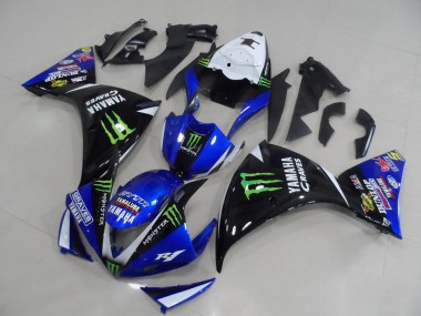12-14 BlauSchwarz Monster YZF R1 Motorrad Verkleidungen