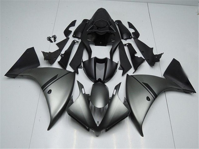 12-14 Mattgrauschwarz YZF R1 Motorrad Verkleidung 12-14 Mattgrauschwarz YZF R1 Motorrad Verkleidung