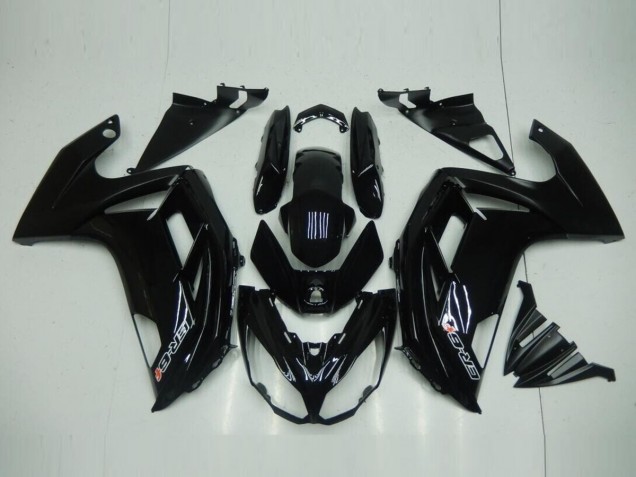 12-16 Glänzend Schwarz EX650 Motorrad Verkleidung