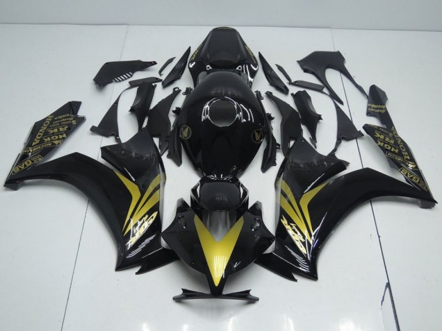 12-16 Glänzend Schwarz und Gold CBR1000RR Motorrad Verkleidung 12-16 Glänzend Schwarz und Gold CBR1000RR Motorrad Verkleidung
