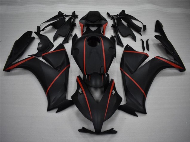 12-16 Matt Schwarz Rot CBR1000RR Motorrad Verkleidung 12-16 Matt Schwarz Rot CBR1000RR Motorrad Verkleidung