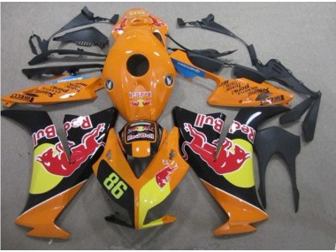 12-16 Rot Bull 86 CBR1000RR Motorrad Verkleidung