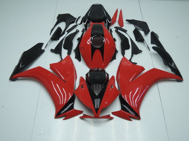 12-16 Rot Schwarz ohne Aufkleber CBR1000RR Motorrad Verkleidung