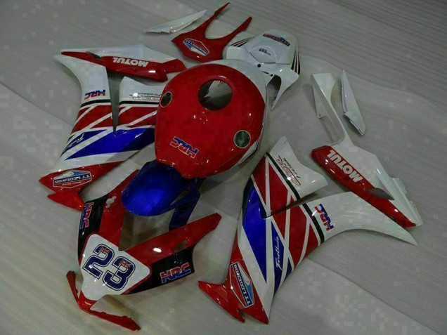 12-16 Rot Weiß Blau 23 CBR1000RR Motorrad Verkleidung