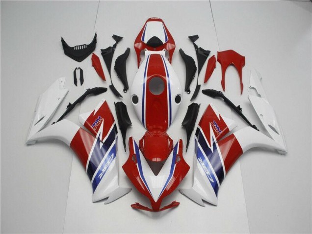 12-16 Rot Weiß Blau CBR1000RR Motorrad Verkleidung 12-16 Rot Weiß Blau CBR1000RR Motorrad Verkleidung