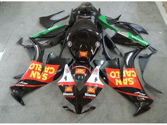12-16 Schwarz Rot Gelb San Carlo CBR1000RR Motorrad Verkleidung