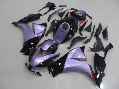 12-16 Silber Grau mit Glänzend Schwarz CBR1000RR Motorrad Verkleidung
