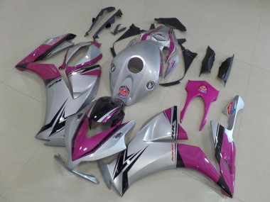 12-16 Silber Rosa CBR1000RR Motorrad Verkleidung