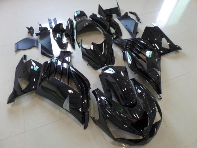 12-21 Glänzend Schwarz ZX14R ZZR1400 Motorrad Verkleidung
